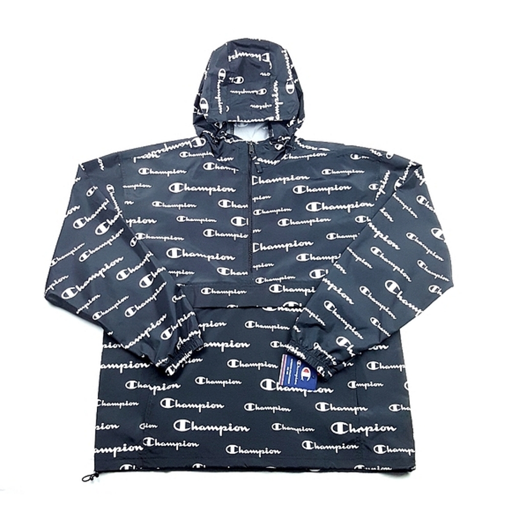 Champion Men's Solid Script Packable Jacket